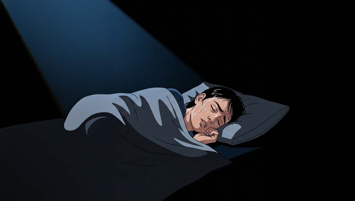 식은땀-꿈-해몽-불안