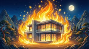 아이템소울 itemsoul 19 집-불타는-화재-꿈