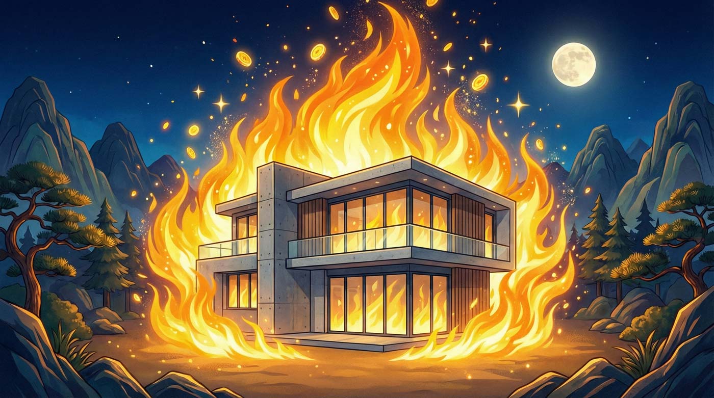 집-불타는-화재-꿈