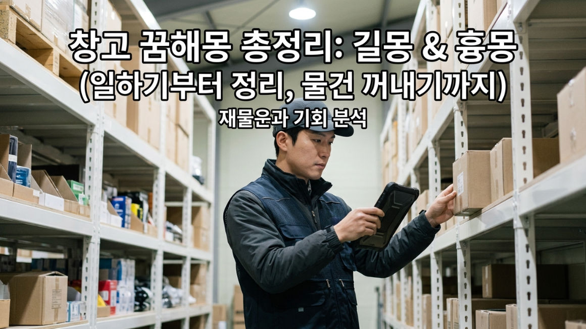 창고-일-꿈-해몽-정리-물건-암시
