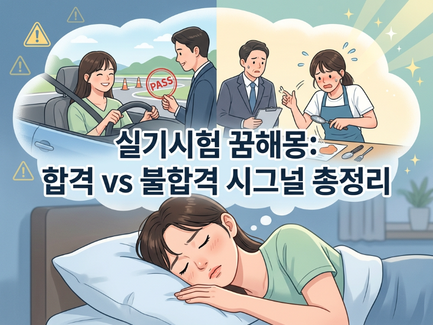 실기시험 꿈 해몽 합격 불합격