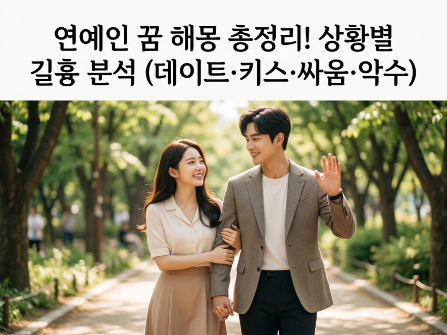 연예인 꿈 해몽 상황 길흉