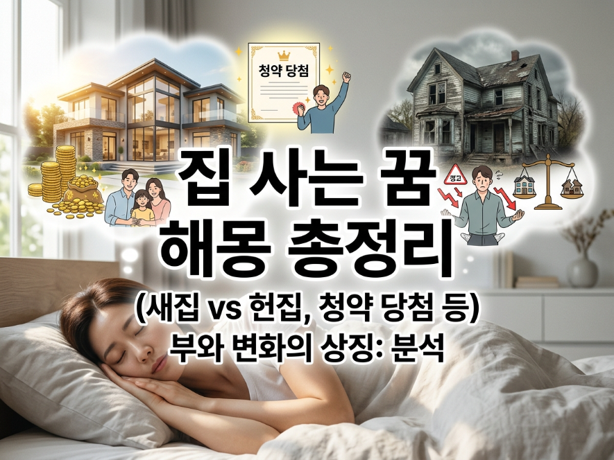 집 사는 꿈 해몽 길몽 흉몽
