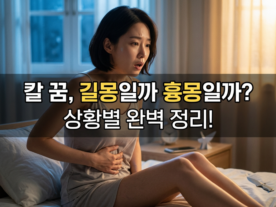 칼 찔리는 꿈 해몽 의미